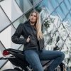 KURTKA MOTOCYKLOWA SKÓRZANA DAMSKA REBELHORN IMPALA BLACK WXXL